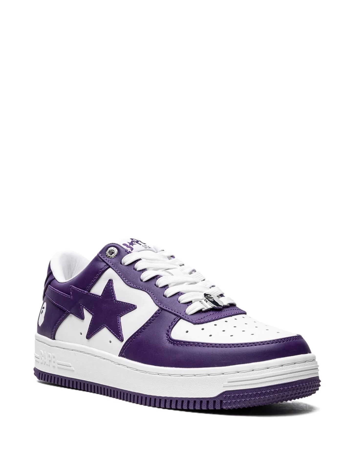 A Bathing Ape Bape Sta Low ' White Purple '