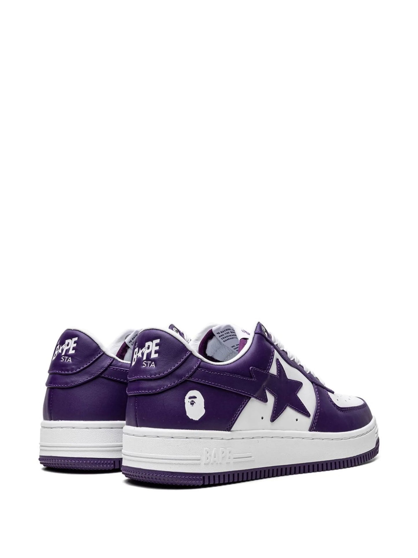 A Bathing Ape Bape Sta Low ' White Purple '